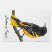 Serviette de cuisine sauvage d'oiseau de Baltimore (Horizontal)