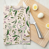 Serviette de cuisine - Saveur toscane (Quart Plié)