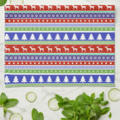 serviette de cuisine scandinave de noël (Plié)