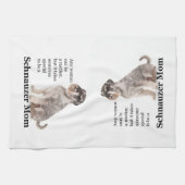 Serviette de cuisine Schnauzer Mom (Horizontal)