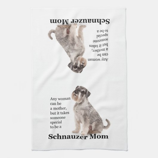 Serviette de cuisine Schnauzer Mom (Vertical)
