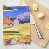 serviette de cuisine Scottish Highlands (Quart Plié)