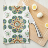 Serviette de cuisine, Serviette de thé, Décor du c (Quart Plié)