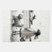 Serviette de cuisine Shaggy Dog (Horizontal)