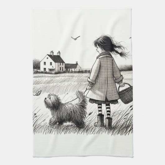 Serviette de cuisine Shaggy Dog (Vertical)
