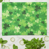 Serviette de cuisine Shamrock de la Saint-Patrick (Plié)