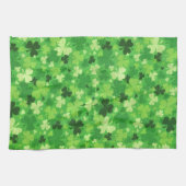 Serviette de cuisine Shamrock de la Saint-Patrick (Horizontal)