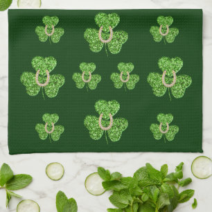 Serviette De Cuisine Shamrock Et Coin parties scin