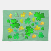 Serviette de cuisine Shamrock St. Patrick's Day (Horizontal)