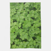 Serviette de cuisine shamrock verte (Vertical)