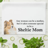 Serviette de cuisine Sheltie Mom (Plié)