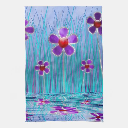 Serviette de cuisine Shy Daisies (Vertical)