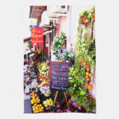 Serviette de cuisine sicilienne de marché de fruit (Vertical)