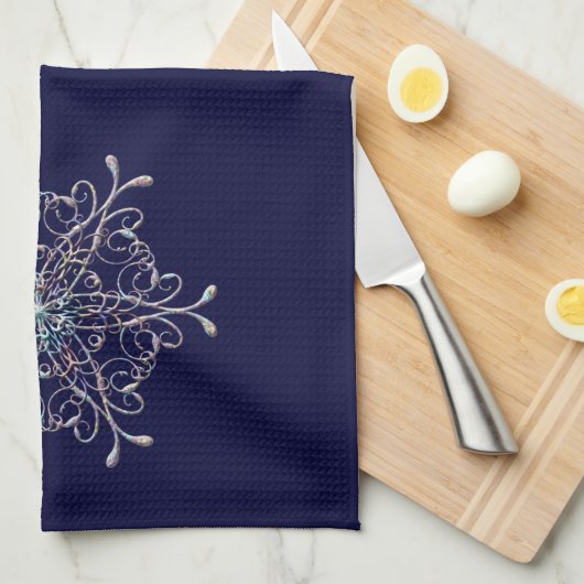 Serviette de cuisine Snowflake (Quart Plié)