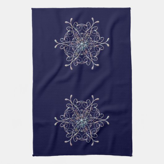 Serviette de cuisine Snowflake (Vertical)