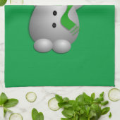 Serviette de cuisine Snowman (Plié)