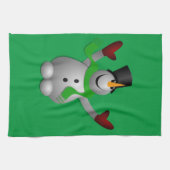 Serviette de cuisine Snowman (Horizontal)