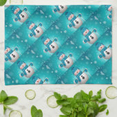 Serviette de cuisine/Snowman (Plié)