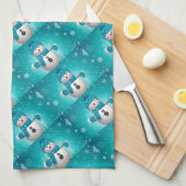 Serviette de cuisine/Snowman (Quart Plié)