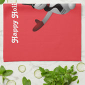 Serviette de cuisine Snowman (Plié)