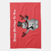Serviette de cuisine Snowman (Vertical)