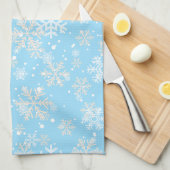 Serviette de cuisine Snowy Scene (Quart Plié)