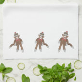 Serviette de cuisine Sock Monkey MoJo (Plié)