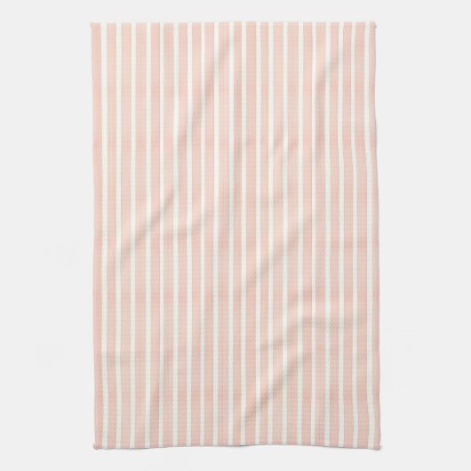 Serviette de cuisine Soft Rose Stripes (Vertical)