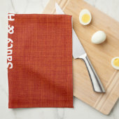 Serviette de cuisine souillée et absorbante (Quart Plié)