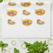 Serviette de cuisine soupe (Plié)