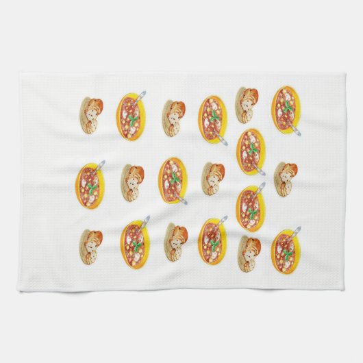 Serviette de cuisine soupe (Horizontal)