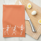 Serviette de cuisine squelettique de danse (Quart Plié)