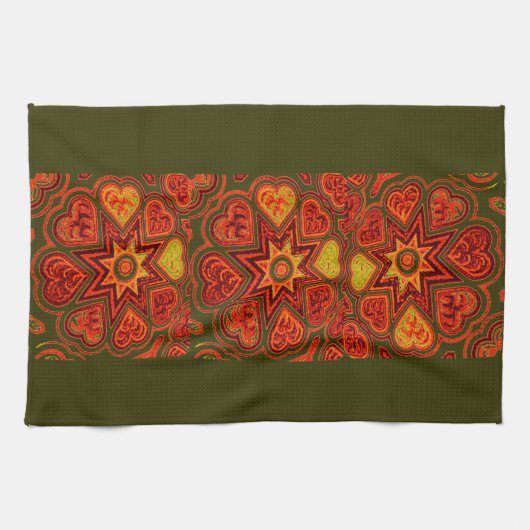 Serviette de cuisine 'Starburst of Love' (Horizontal)