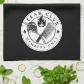 Serviette de cuisine Steak Club (Plié)