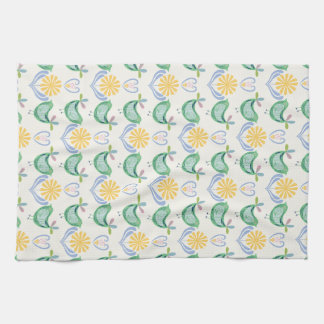 Serviette de cuisine style scandinave Oiseaux sur