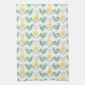 Serviette de cuisine style scandinave Oiseaux sur (Vertical)