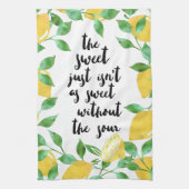 Serviette de cuisine sucrée et acide citron (Vertical)