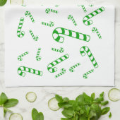 Serviette de cuisine - Sucres de canne verts (Plié)