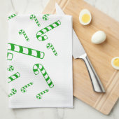 Serviette de cuisine - Sucres de canne verts (Quart Plié)