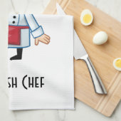 Serviette de cuisine suédoise de chef (Quart Plié)