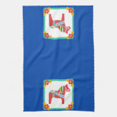 Serviette de cuisine suédoise de cheval de Dala (Vertical)