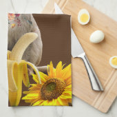Serviette de cuisine Sunflower Monkey (Quart Plié)