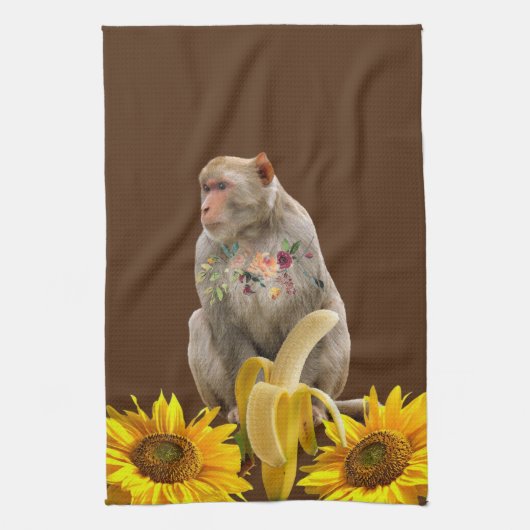 Serviette de cuisine Sunflower Monkey (Vertical)
