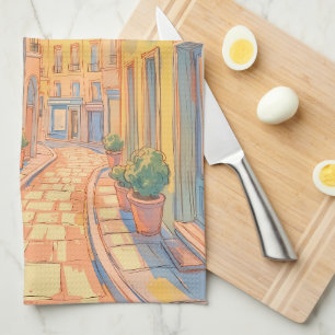 Serviette de cuisine Sunny European Street - Voyag