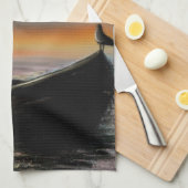 Serviette de cuisine Sunset Boat (Quart Plié)