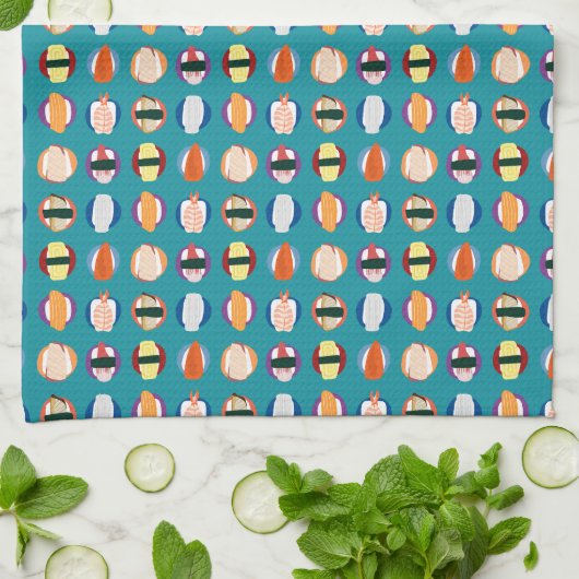 Serviette de cuisine Sushi (Plié)