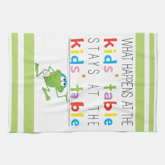 Serviette de cuisine "Table d'enfant passover" (Horizontal)