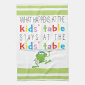 Serviette de cuisine "Table d'enfant passover" (Vertical)