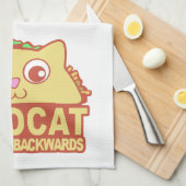 Serviette de cuisine Tacocat II (Quart Plié)