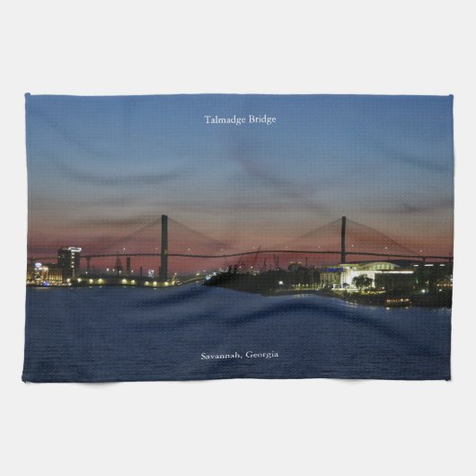 serviette de cuisine Talmadge Bridge (Horizontal)